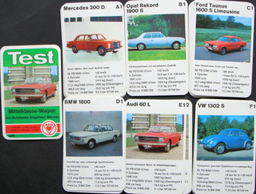 Altenburg Spielkarten "Mittelklasse Wagen" 1969 Kartenspiel (10507)